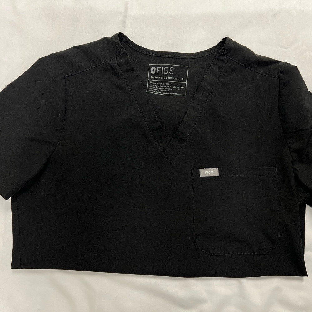 Figs polyester scrub top